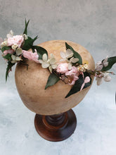 Load image into Gallery viewer, Wild rose wedding flower crown
