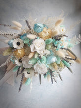 Load image into Gallery viewer, Romantic blue and white wedding bouquet
